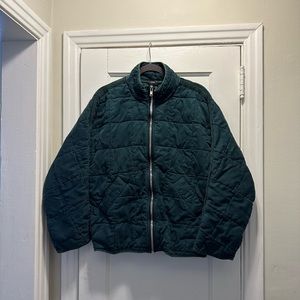 Free People Dolan Quilted Jacket - Teal